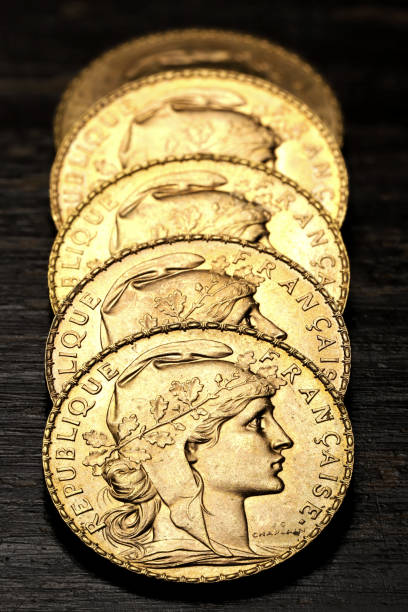 istock French 20 Francs gold coins 1608041132