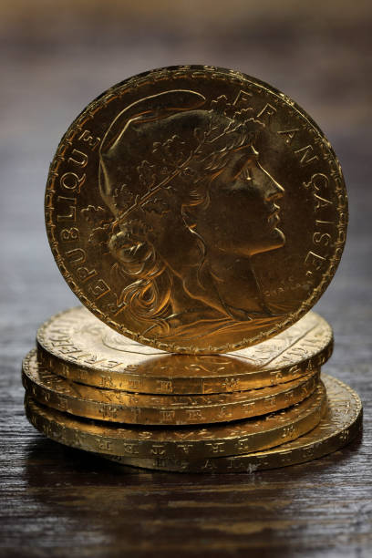 istock French 20 Francs gold coins 1608041346