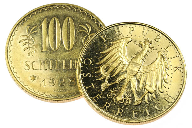 istock Austrian 100 Schilling gold coins 1608041924