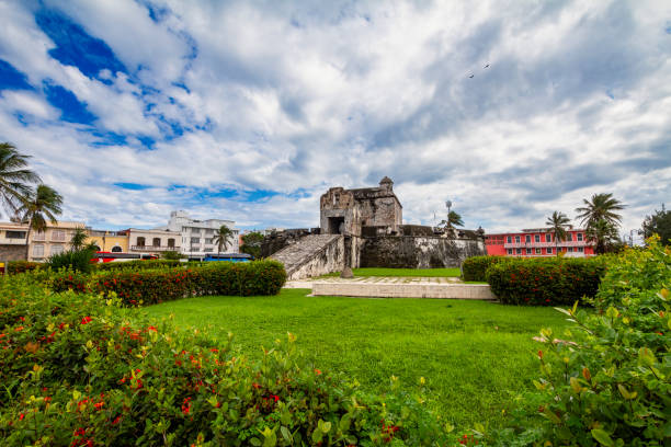 The colonial era Bastion of Santiago, in the city of Veracruz