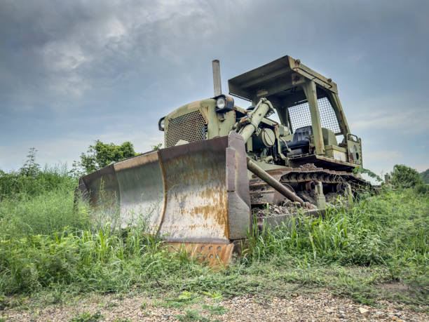 istock old abandoned military bulldozer overgrown by vegetation 1608078771