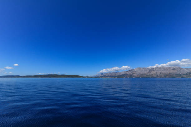 Adriatic sea blue water bay view