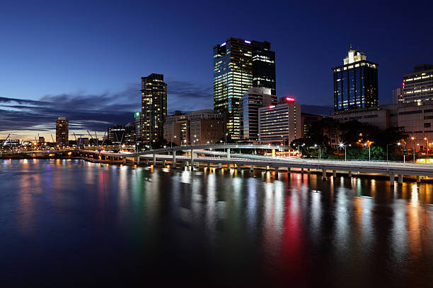 istock Brisbane City skyline at dusk 160820373