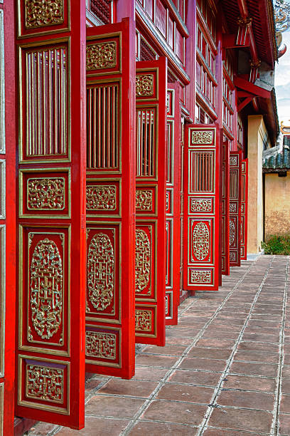 istock Red doors in Hue's Imperial City 160820857