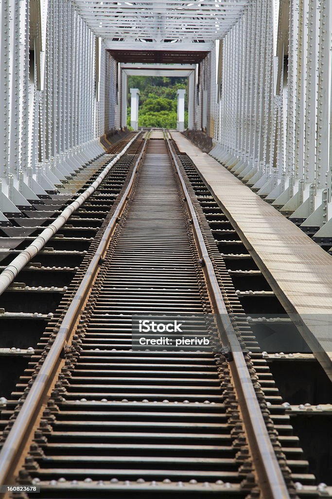 Pont en acier pour Train - Photo de Acier libre de droits