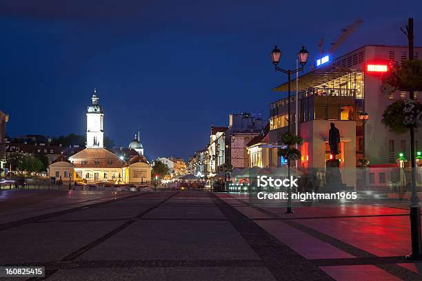 Bialystok At Night Stock Photo - Download Image Now - Ancient, Architecture, Białystok