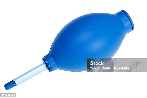 Blue Rubber Air Blower Pump Dust Cleaner Stock Photo - Download Image Now - Blue, Cleaner, Close-up