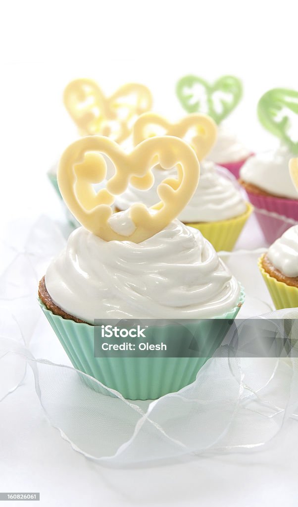 Cupcake de Dia dos Namorados - Foto de stock de Assado no Forno royalty-free