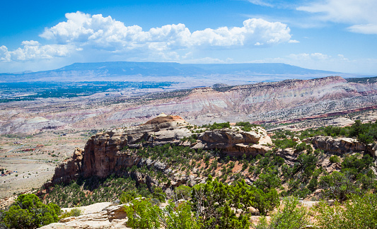 The beautiful landscape of Colorado National Monument in Colorado, USA.