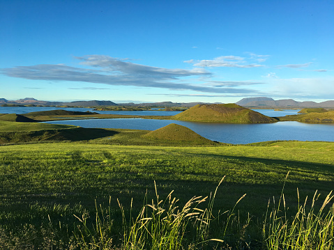 A view of Fruid Reservoir, Scottish Borders, Scotland.