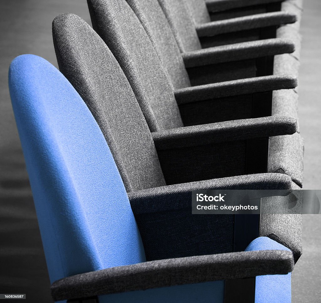 Auditorio con un uso exclusivo - Foto de stock de Azul libre de derechos