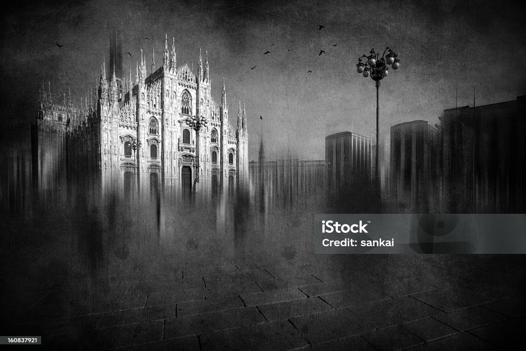 Ghostly Duomo Di Milano - Photo de Milan libre de droits