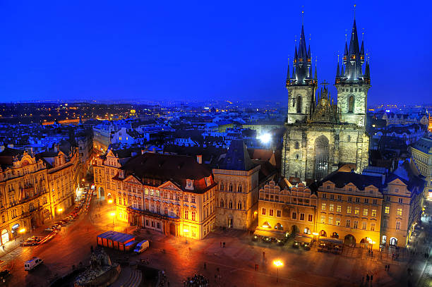 istock Prague Twilight View of Old Town Square 160838409