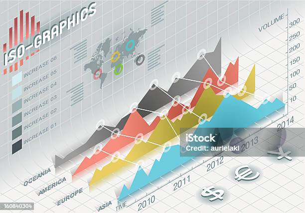 Infographics Histogram Infographic Histogram Set Elements In Various Colors Stock Illustration ...