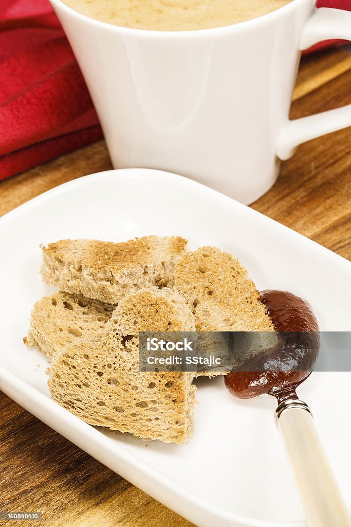 Coração em forma de Brinde de pequeno-almoço para namorados dia - Royalty-free Alimentação Saudável Foto de stock