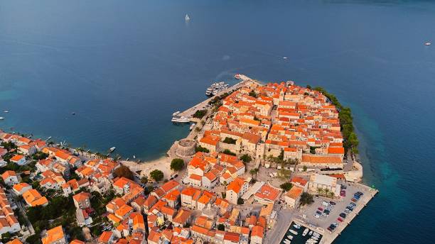 istock Korcula Old Town, Croatia, Korcula Island. 1608431027
