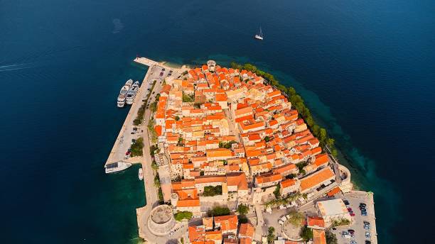 istock Korcula Old Town, Croatia, Korcula Island. 1608431028