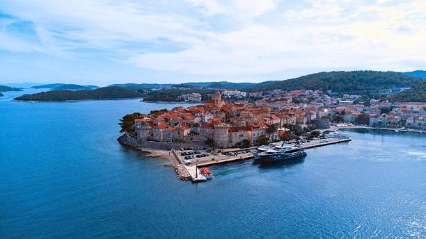 istock Korcula Old Town, Croatia, Korcula Island. 1608432083