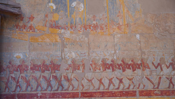 Ancient Temple of Hatshepsut stock photo
