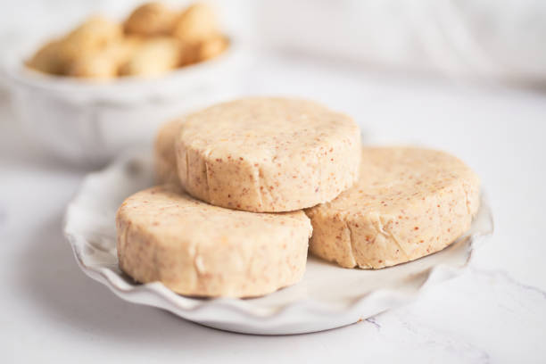 istock Homemade Mexican peanut candy. Mazapan. 1608490501