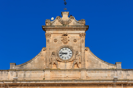 Detail of the Gare d’Austerlitz station, Paris, France