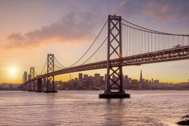 istock Golden Gate Bridge and downtown San Francisco in USA 1608618379
