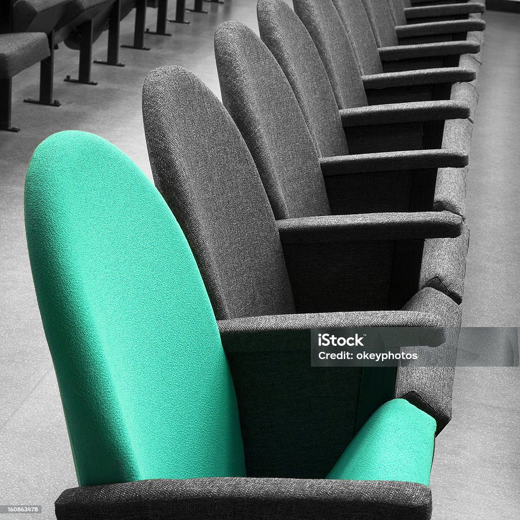 auditorium avec un siège exclusif - Photo de Anxiété libre de droits