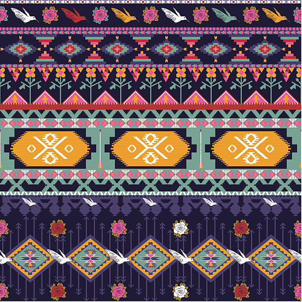 Aztec Design N Colourful Aztec Design