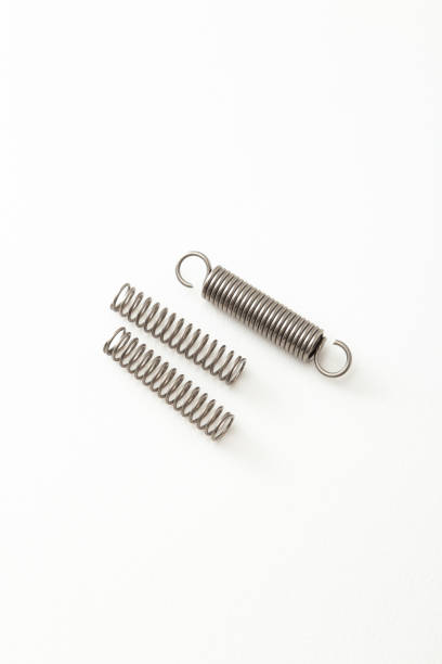 istock Industrial springs placed on a white background. 1608692557