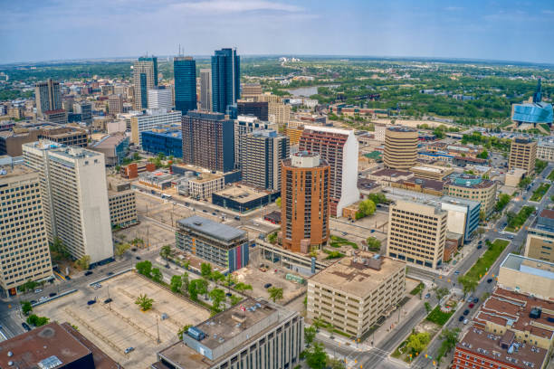istock Aerial View of Winnipeg, Manitoba during Summer 1608708994