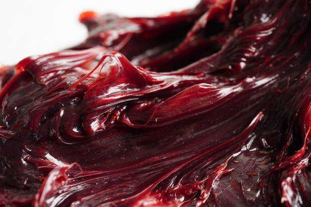 istock Grease, red excellent water resistance synthetic lithium complex grease for moving path and machinery lubrication for automotive and industrial. 1608715521