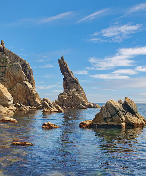 istock Rocks Cape Laplace on a sunny day. 160874189