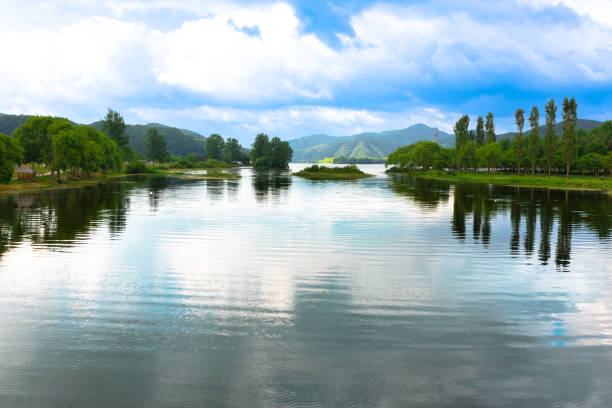 the scenery of the Bukhan River