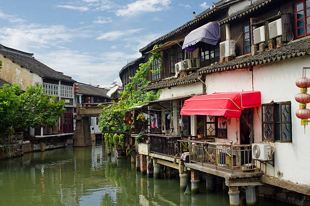 Tranditional town,China Zhujiajiao,Shanghai,China Zhujiajiao stock pictures, royalty-free photos & images