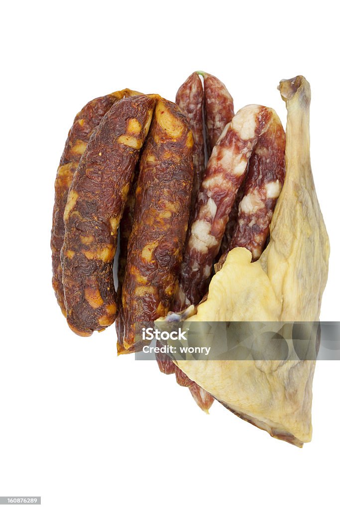 Консервированный Баффало сосисок и утка ноги - Стоковые фото Азия роялти-фри