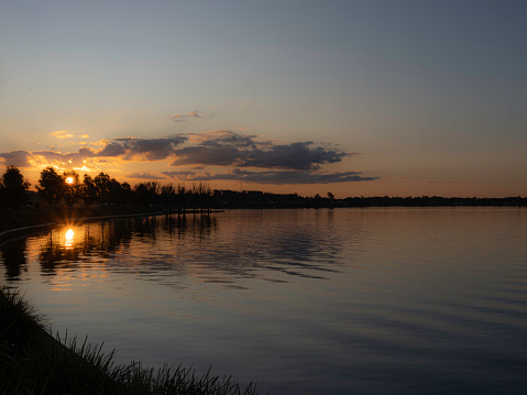Sunset on Lake Mulwala Yarrawonga Victoria