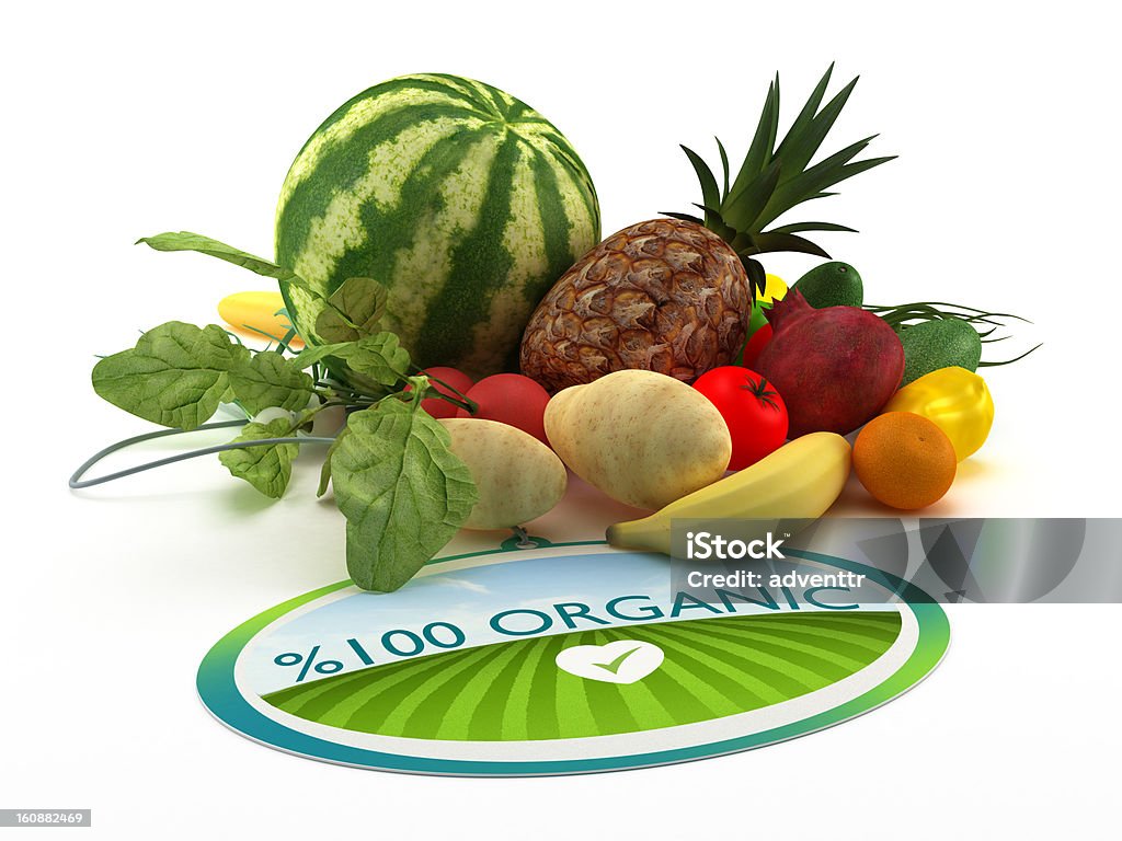 Cibo biologico - Foto stock royalty-free di Alimentazione sana