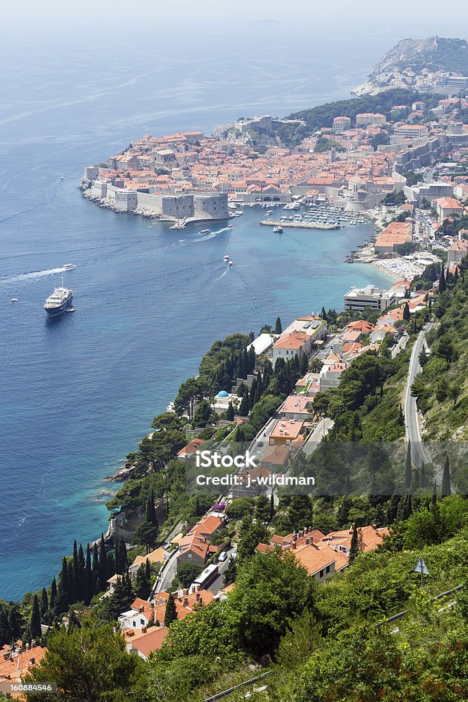 Vista da Cidade Velha de Dubrovnik (Croácia) - Royalty-free Ao Ar Livre Foto de stock