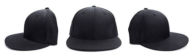 black шляпа различные углы - black cap стоковые фото и изображения