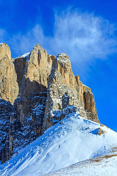 istock Beautiful winter mountain landscape. 160887413