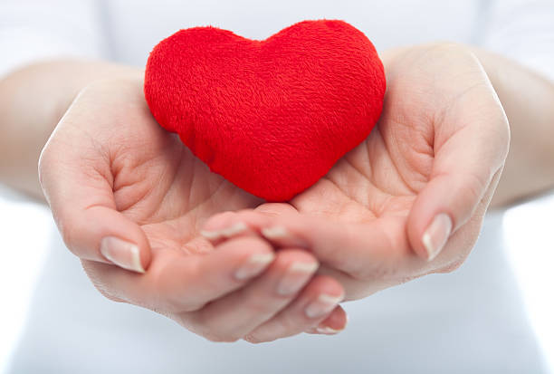istock Woman holding red heart 160887535