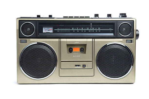 istock Stylish Bronze Boombox 160888147