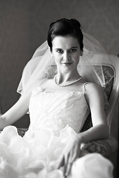 istock Portrait of a beautiful bride 160889706