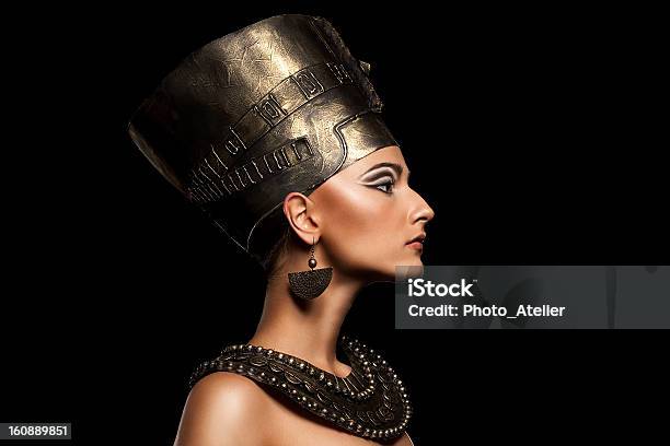 Piękna Dziewczyna Wygląda Jak Nefertiti - zdjęcia stockowe i więcej obrazów Egipt - Egipt, Kobiety, Nefertiti