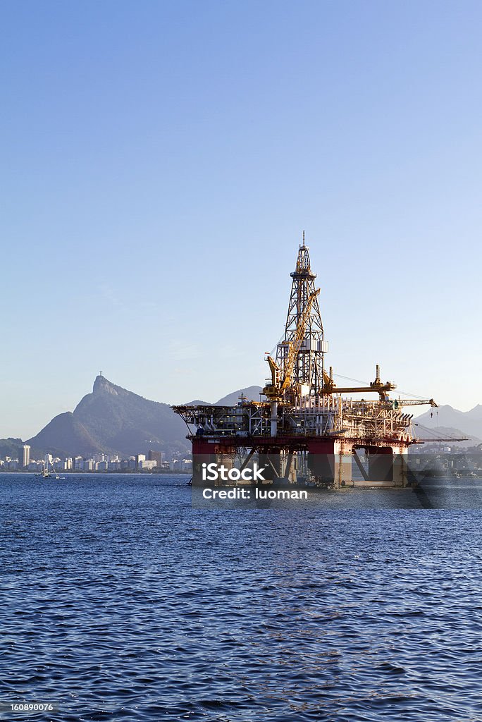 石油オフショアプラットフォーム - リオデジャネイロのロイヤリティフリーストックフォト