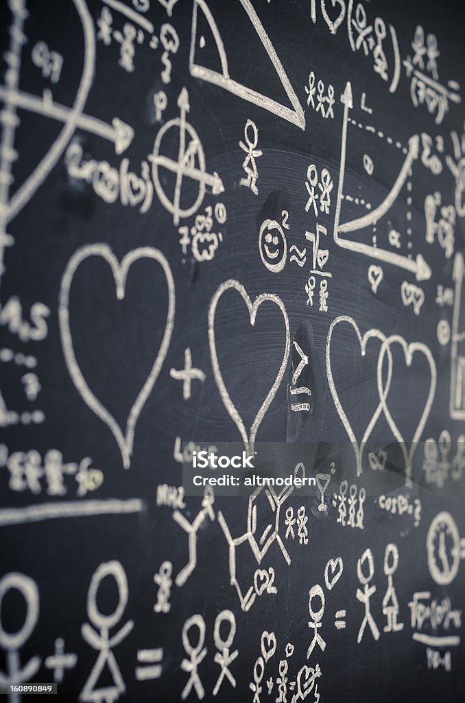 Formel der Liebe - Lizenzfrei Liebe Stock-Foto