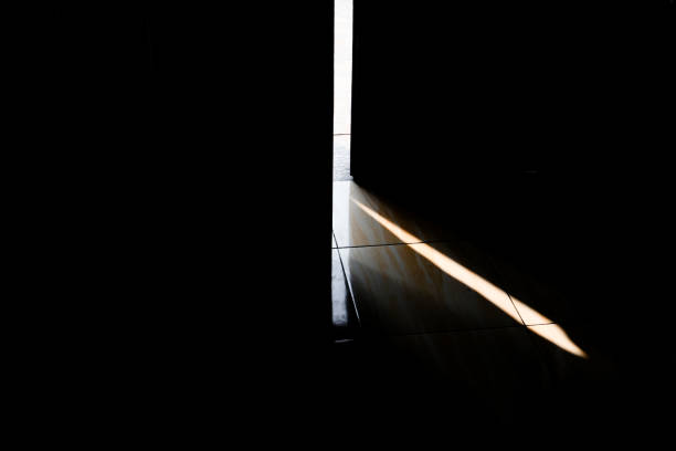 A door that opens to a bright place.