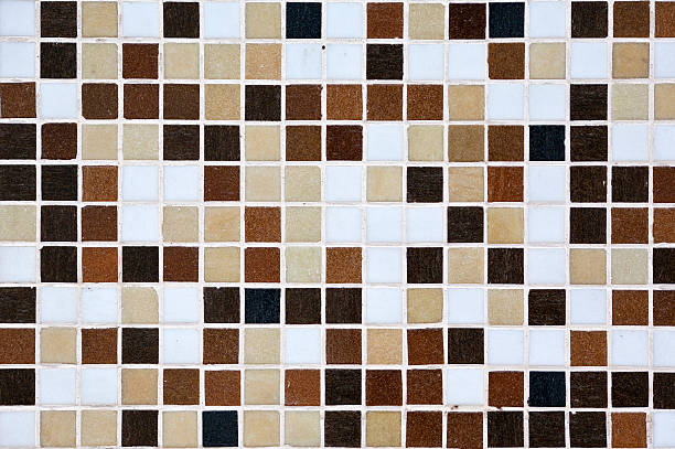 Cтоковое фото Broun мозаичной плиткой