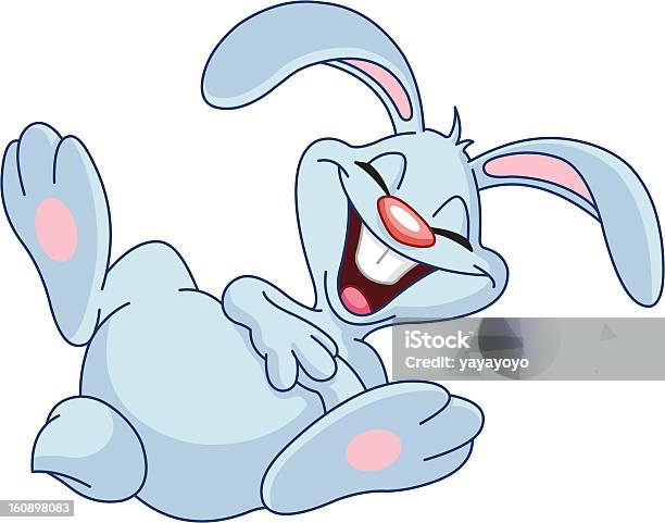 Laughing Bunny Stock Illustration - Download Image Now - Laughing, Flooring, Rabbit - Animal