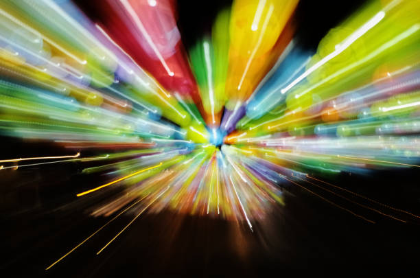 abstract background of light lines